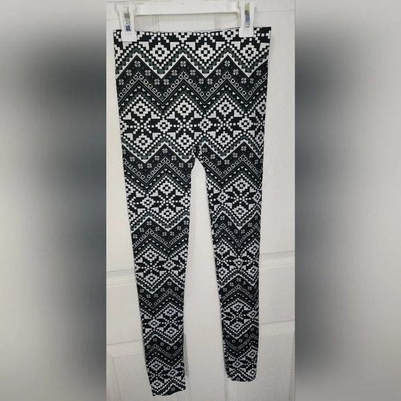 No Boundaries Womens Chevron Print Leggings - Picture 4 of 8